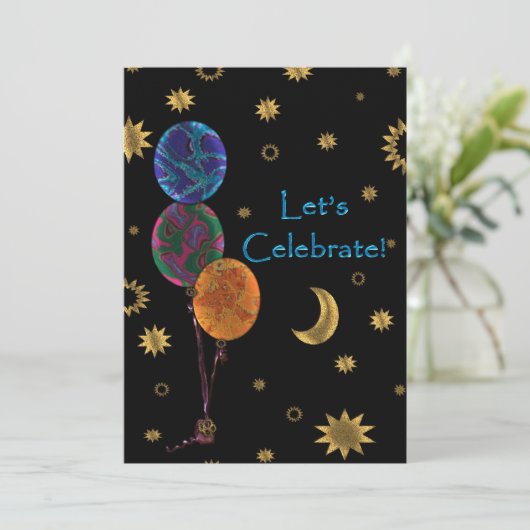 Fêtons - Invitations de fête (Debout devant)