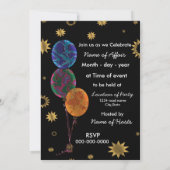 Fêtons - Invitations de fête (Dos)