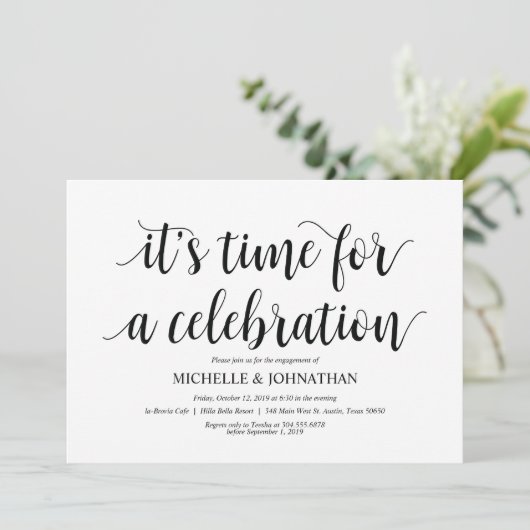 Fêtons, invitations du parti Engagement (Debout devant)