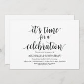 Fêtons, invitations du parti Engagement (Devant / Derrière)