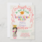 Fêtons la fête de graduation Fiesta Invitation (Devant)