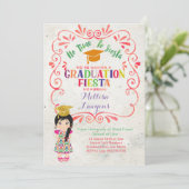 Fêtons la fête de graduation Fiesta Invitation (Debout devant)