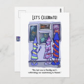 Fêtons l'indépendance Carte postale (Devant / Derrière)