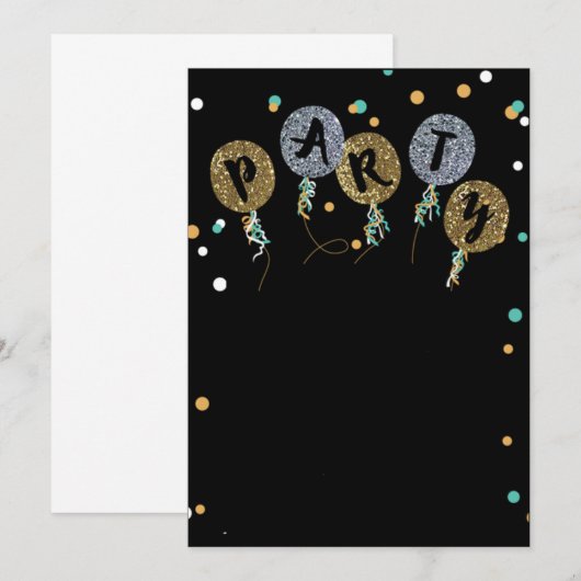 ***FÊTRES DE FÊTE*** INVITATION DE FÊTE (Devant / Derrière)