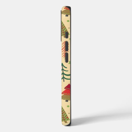 Fetstive Christmas tree iPhone case (Achterkant / Links)