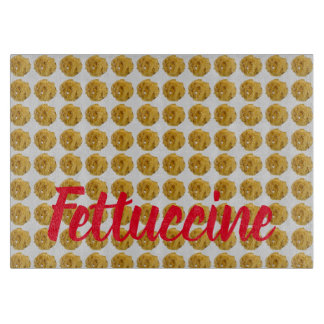 Fettuccine Pasta Noodle Pattern for Food Lover Snijplank