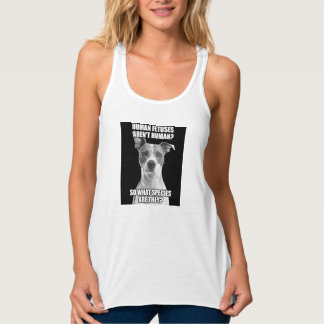 Fetussen zijn geen mens? Welke soort zijn dat? Tanktop