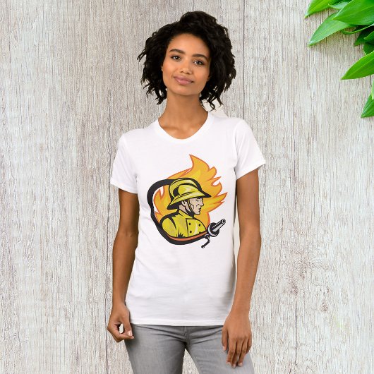 Feu Avec Tuyau T-Shirt Femme