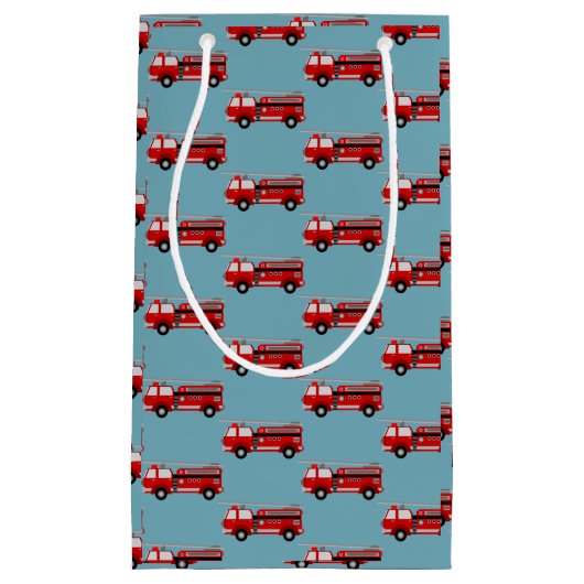 Feu camion de fête Anniversaire sacs cadeaux (Devant)