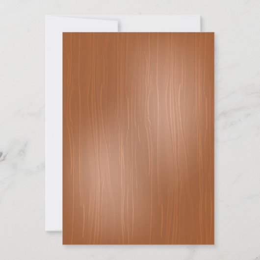 Feu campant invitations de fête d'anniversaire (Dos)