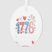 Feu d’artifice 4 juillet 1776 (devant)