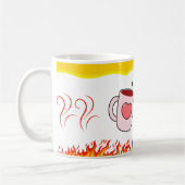 Feu d'amour - Mug de citations romantiques pour le (Gauche)