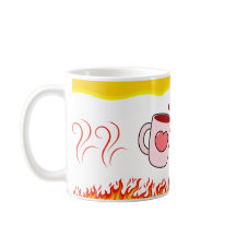 Feu d'amour - Mug de citations romantiques pour le
