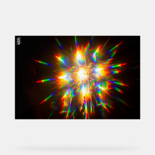 Feu d'artifice à travers des lunettes 3D 1