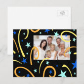 Feu d'artifice Bonne année Photo Cartes postales (Devant / Derrière)