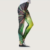 Feu d'artifice en Leggings Finale Verte (Droite)