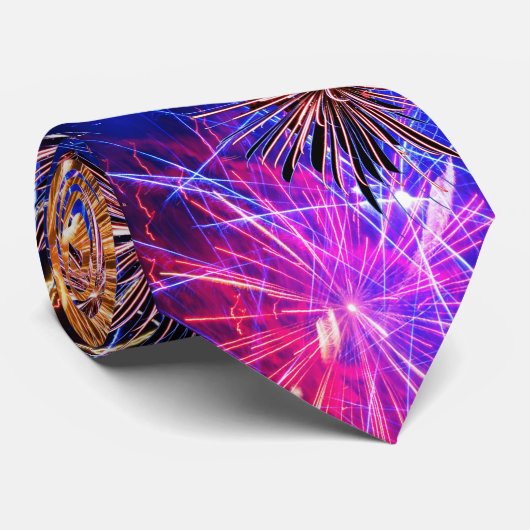 Feu d'artifice pour Cravate masculine (Roulé)