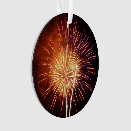 Feu d'artifice rouge, blanc et bleu I Patriotique (devant)