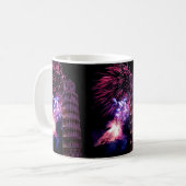 Feu d'artifice tour de Pise Mug (Devant gauche)