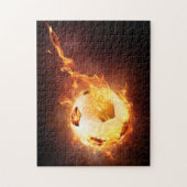 Feu de balle de football - Puzzle (Vertical)