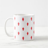 Feu de circulation Homme café Mug (Gauche)
