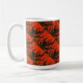 "Feu de marais" Conception abstraite Mug (Gauche)