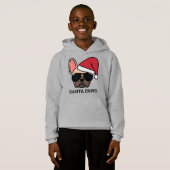 Feu de Noël Français Sweat - shirt à capuche de Bu (Devant entier)