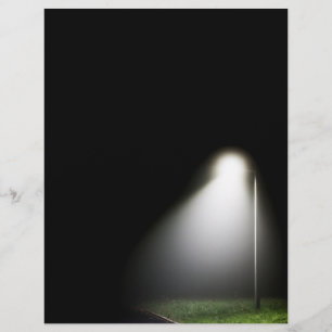 Feu de rue unique la nuit - prospectus