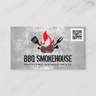 Feu de saucisson barbecue | Carte de visite de cod