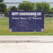 Feu d'Indépendance Bannière personnalisée (En situation)