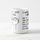 Feu Et Eau Drôle Mug (Centre)