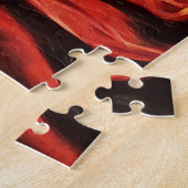 Feu et Flammes Puzzle Artistique (Côté)