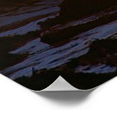 Feu Et Glace Au-Dessus D'Une Poster Orange Sunset  (Coin)