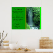 Feu Et Glace Avec Une Cascade Affiches (Cuisine)