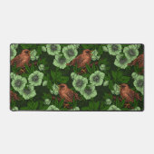 Feu et hellebore sur vert foncé (Recto)