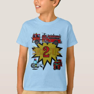 Feu et Secourir 2ème Anniversaire Tshirts et cadea