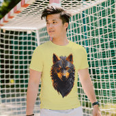 Feu Fox en T-shirt noir