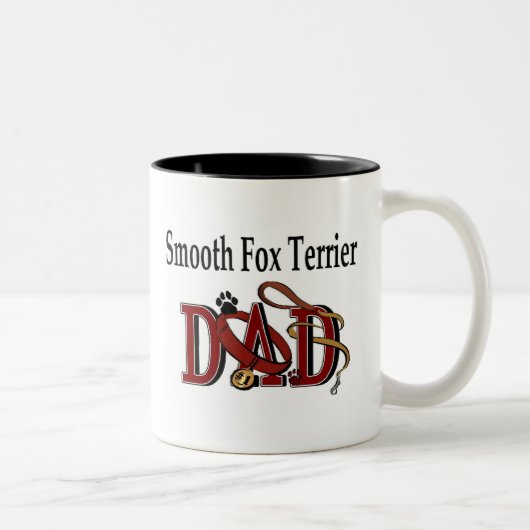 Feu Fox Terrier Papa Mug (Droit)