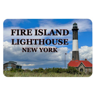Feu Island Lighthouse, New York Flexi Magnet