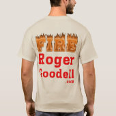 Feu Roger Goodell Baseball Style T-shirt Homme (Dos)
