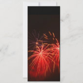 feu rouge 4 juillet invitation (Dos)