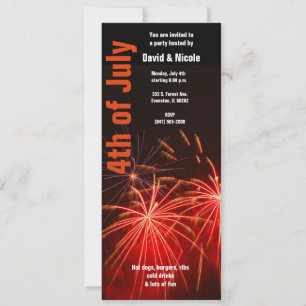 feu rouge 4 juillet invitation
