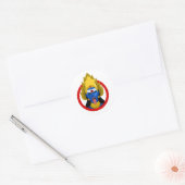 Feu. Sans peur. Divin. Cet autocollant Kali (Enveloppe)