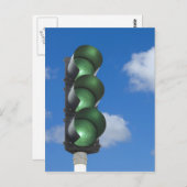 Feu vert - Carte postale (Devant / Derrière)