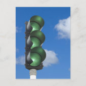 Feu vert - Carte postale (Devant)