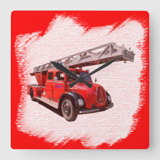 Feuerwehr-Drehleiterwagen Vierkante Klok