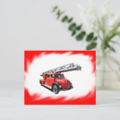 Feuerwehr-Postkarte Briefkaart (Staand voorkant)