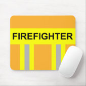 Feuerwehr Symbol Uniform Sandfarben Mousepad Muismat (Met muis)