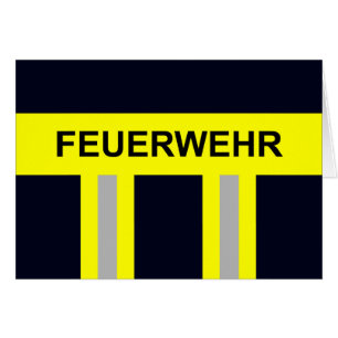 Feuerwehr Symbool Uniform Blau