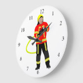 Feuerwehrmann in Einsatzkleidung Grote Klok (Hoek)